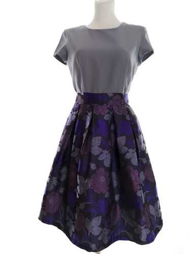 Marc Angelo  Size 8 (36) Purple Midi Flared Dress 