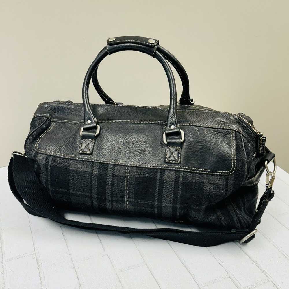 Fossil Fossil Large Weekend Duffle Leather + Wool - image 1