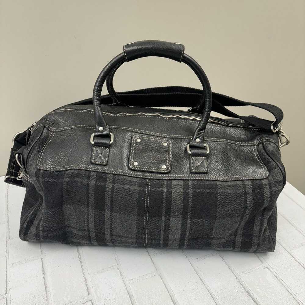 Fossil Fossil Large Weekend Duffle Leather + Wool - image 2