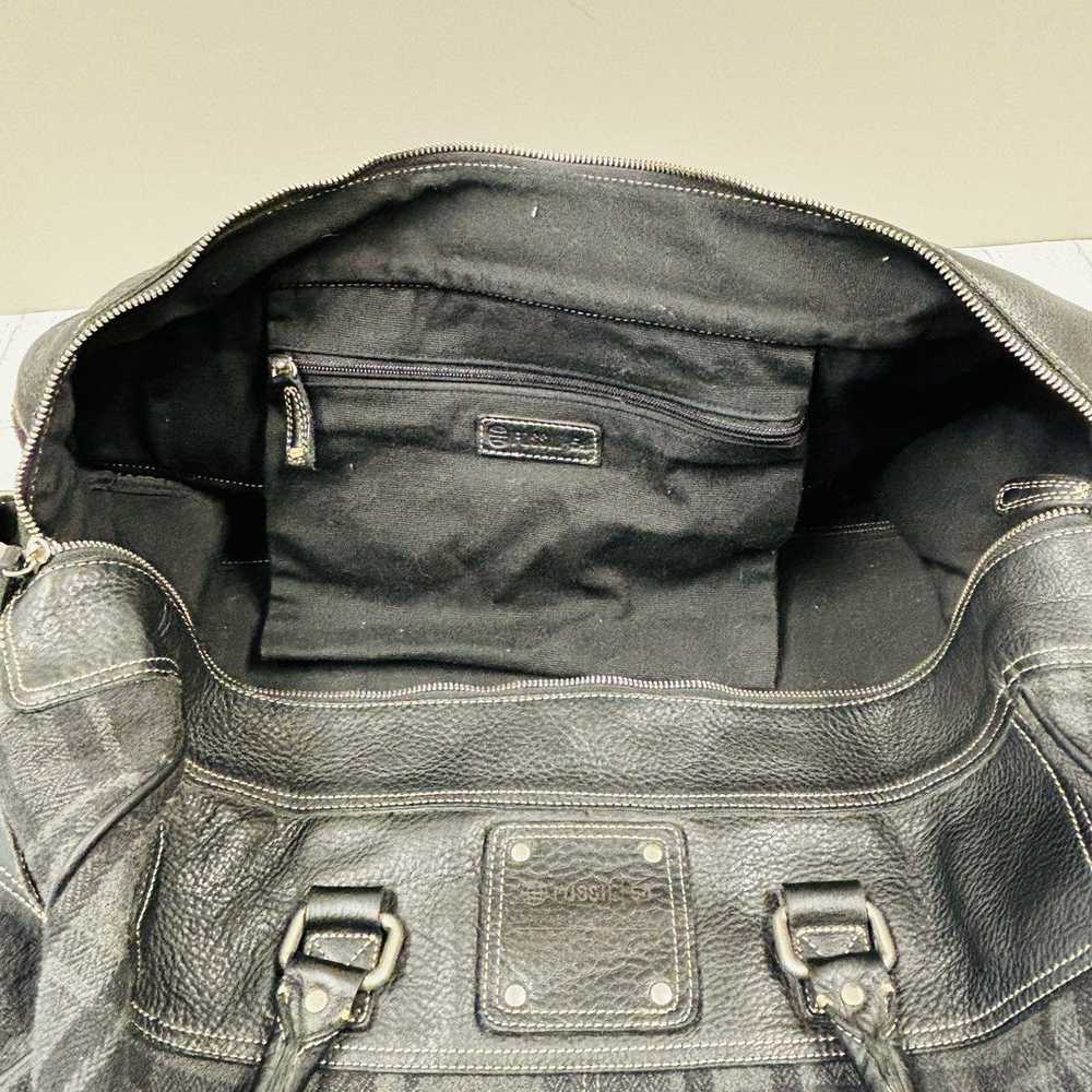 Fossil Fossil Large Weekend Duffle Leather + Wool - image 8