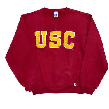 USC college vintage Russell shops Athletic crewneck sweater