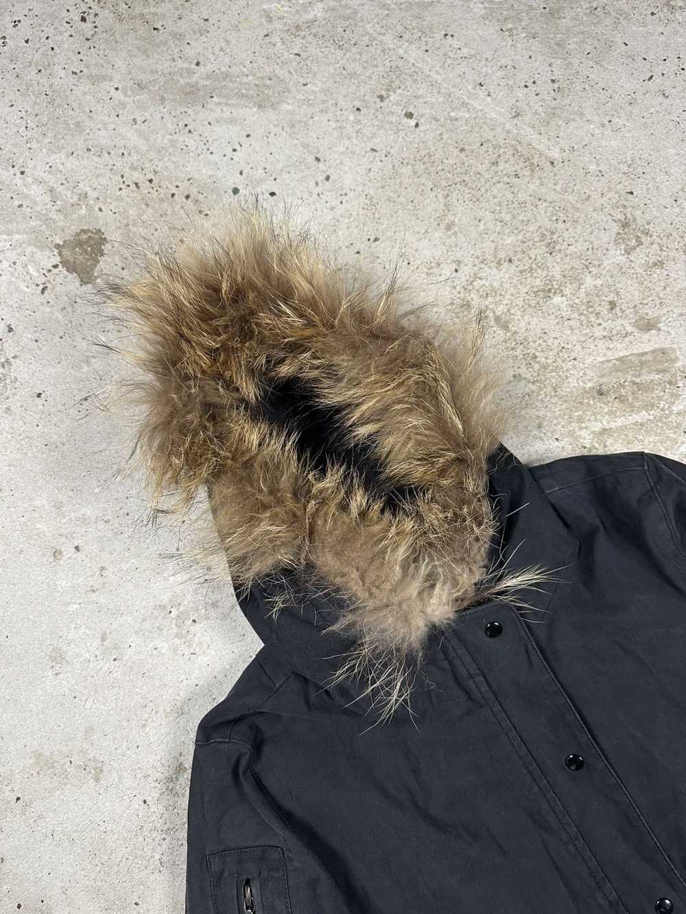 Sandro Sandro Paris Black Faux Fur Lined Parka Ja… - image 7