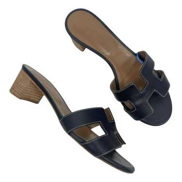 Hermès Oasis leather sandal - image 1