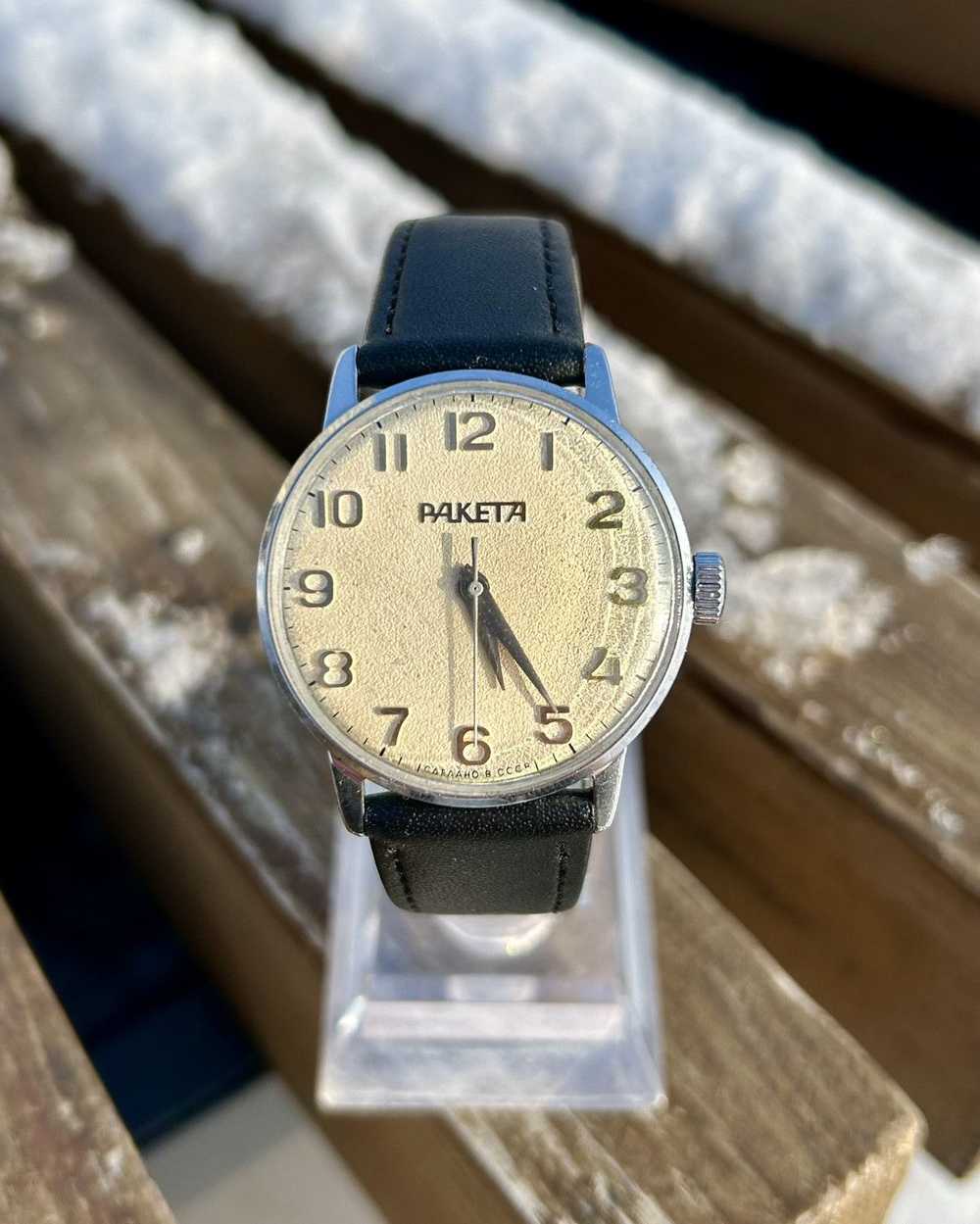 Vintage Vintage Soviet Raketa Watch Mechanical Wr… - image 3