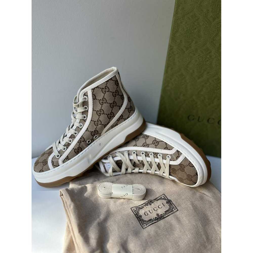 Gucci Tennis 1977 cloth trainers - image 8