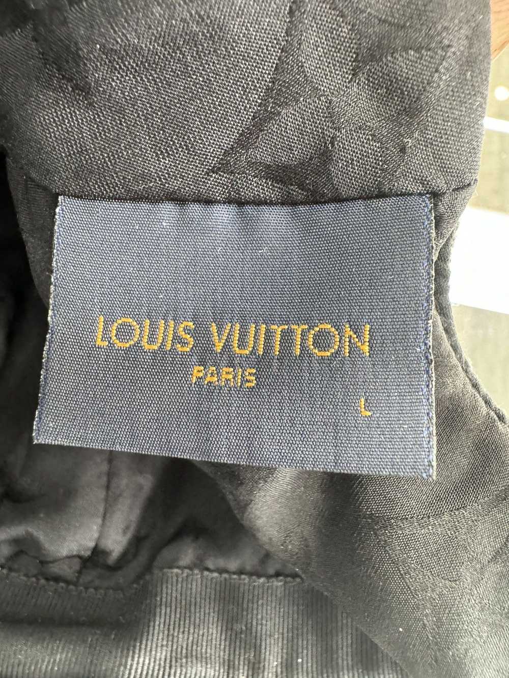 Louis Vuitton LV 1854 LOGO LEATHER CAP HAT BLACK/… - image 12