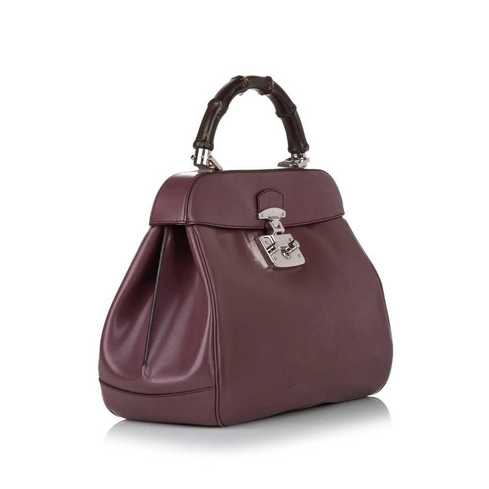 Gucci Lady Lock leather handbag - image 2