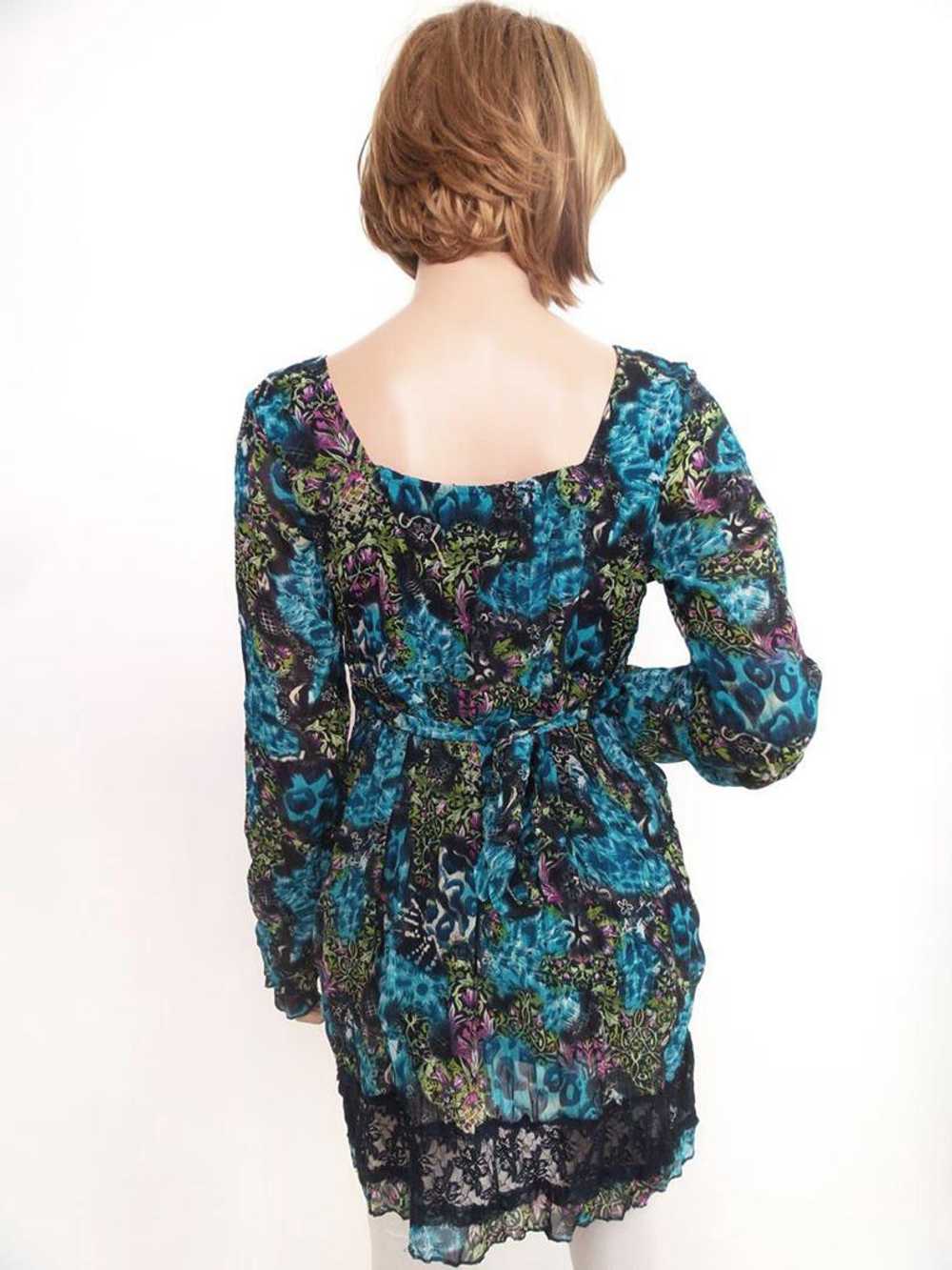 Joe Browns  Size 12 Tunic Blouse Long Sleeve Lace… - image 3