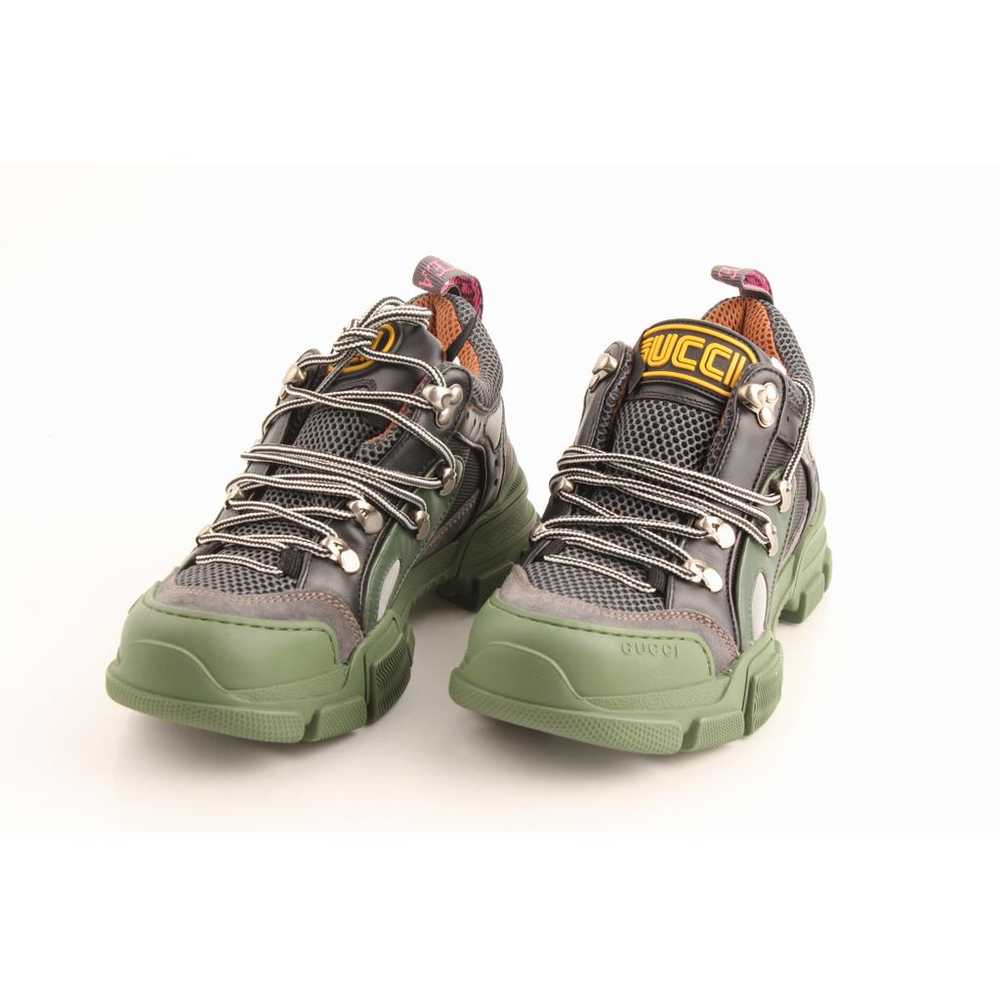 Gucci Flashtrek leather trainers - image 4