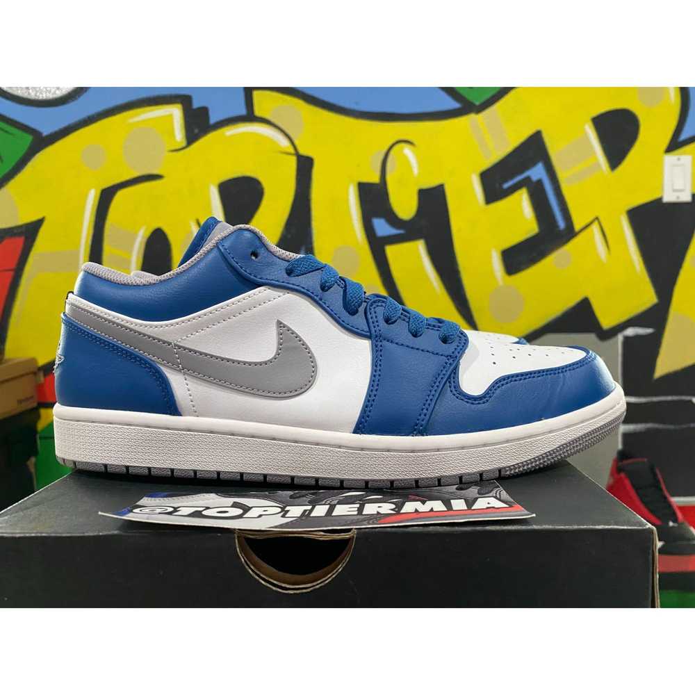 Jordan Brand air jordan 1 low true blue cement 20… - image 5