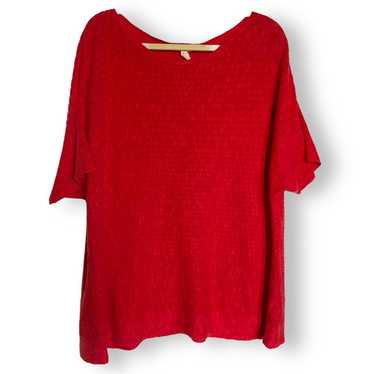 Eileen Fisher Eileen Fisher Dolman Sleeve Orange … - image 1