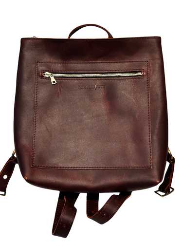 Portland Leather Cognac Tote Backpack - New