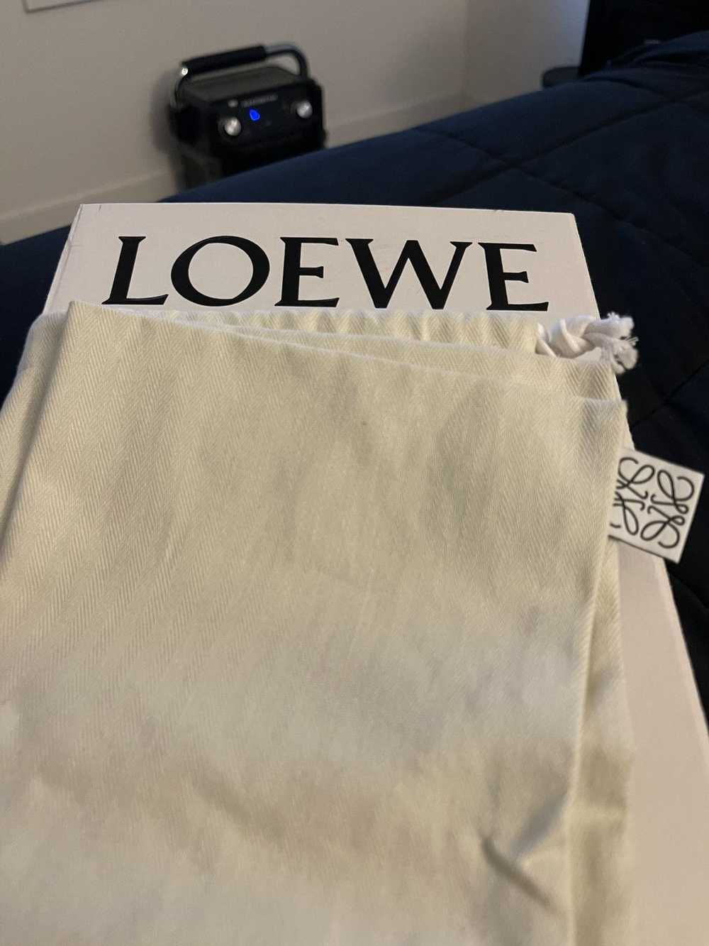 Loewe Loewe Anagram Jacquard & Leather Navy Black… - image 6