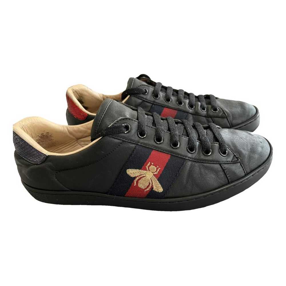 Gucci Leather low trainers - image 1