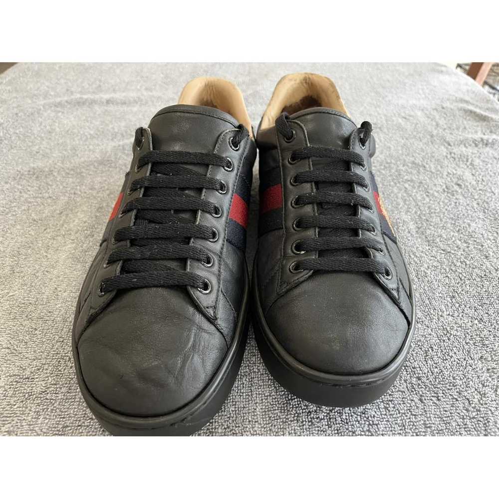 Gucci Leather low trainers - image 2