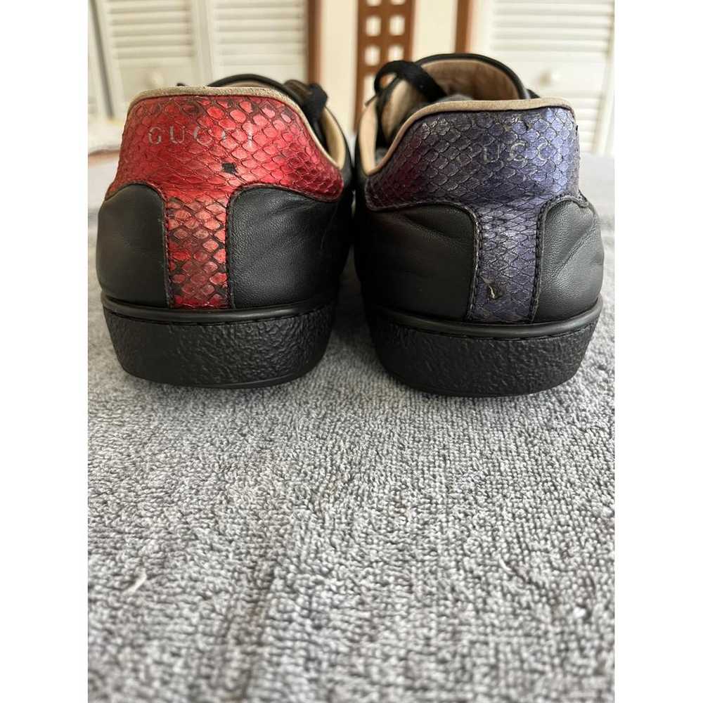 Gucci Leather low trainers - image 4