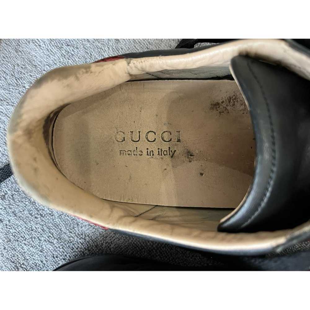 Gucci Leather low trainers - image 6