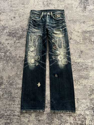 Kapital Kapital repaired boro denim jeans