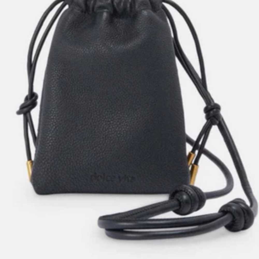 Dolce Vita Evie-b Phone Xbody Bag NWOT Black Leat… - image 1