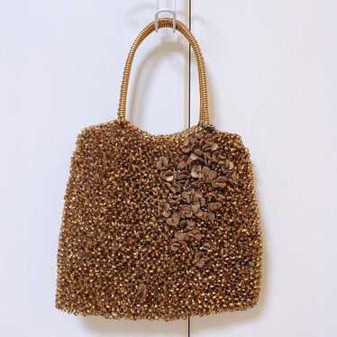 Anteprima Brown Gold Mini Wire Bag with Pouch