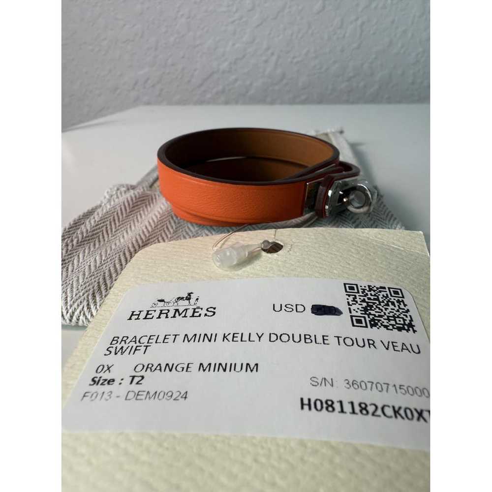 Hermès Mini Kelly Double Tour leather bracelet - image 5