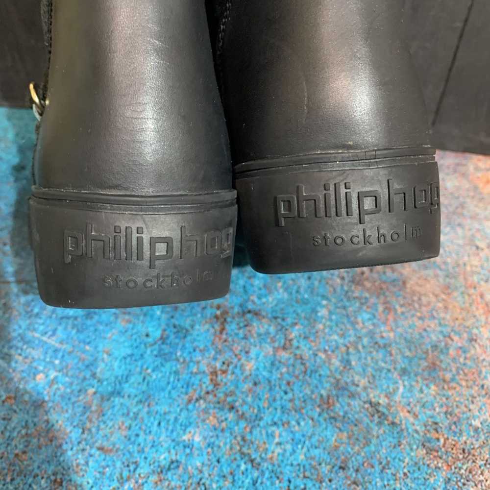 Avant Garde × Streetwear Philipp Hog Leather Boot… - image 8