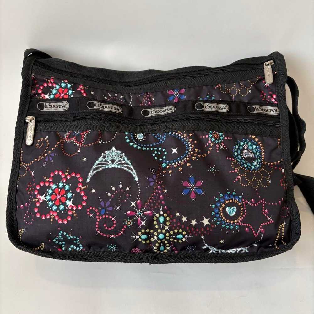 Ultra beautiful LeSportsac shoulder bag with Tiar… - image 3