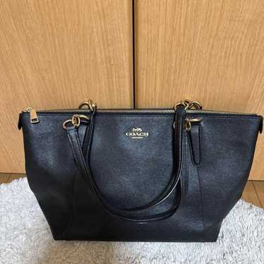 COACH Black Synthetic Leather Bag