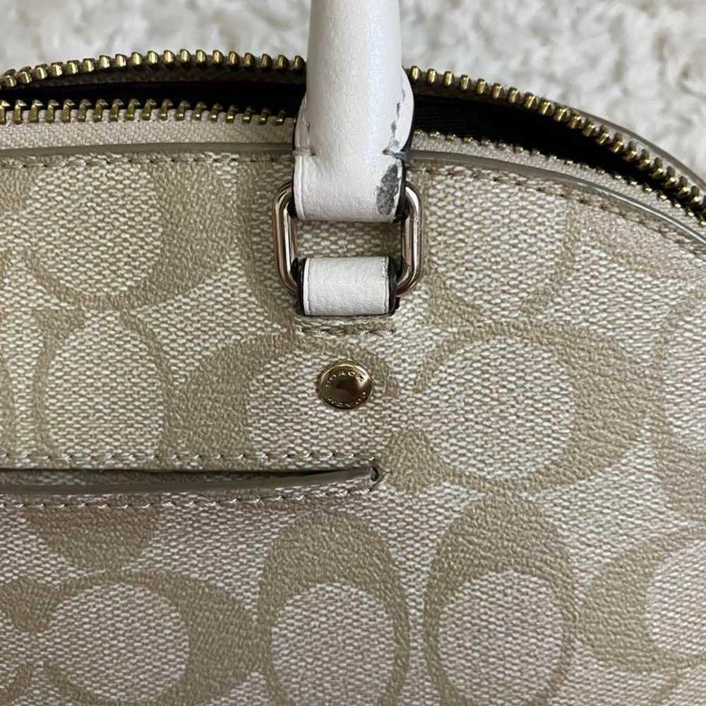 COACH Beige Shoulder Bag - image 3