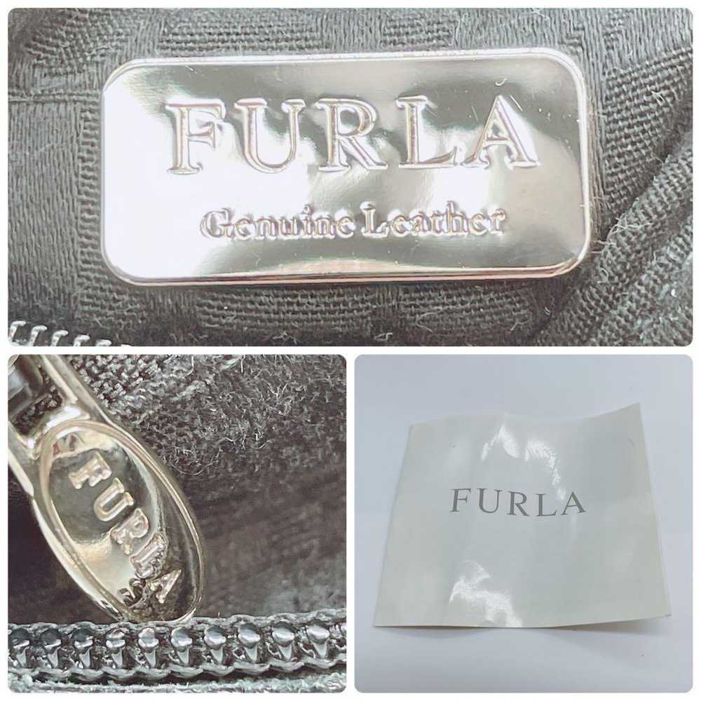 Furla Logo Metal Genuine Leather One-Shoulder Han… - image 10