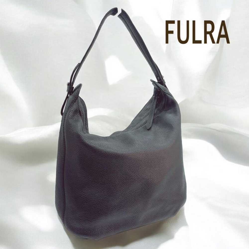 Furla Logo Metal Genuine Leather One-Shoulder Han… - image 11