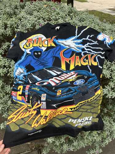 NASCAR *rare* Rusty Wallace black magic tee