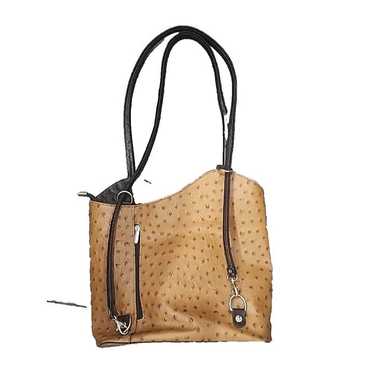 Borse in Pelle Handbag Tote Bag Brown Leather Ost… - image 1