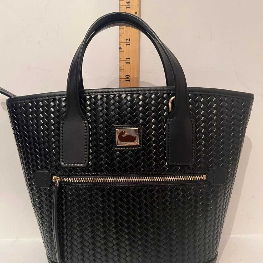 Dooney & Bourke Woven Small Convertible Tote - image 3