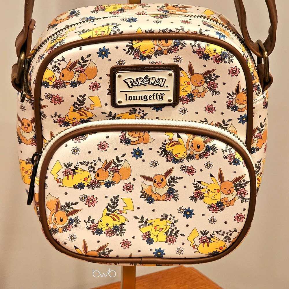 Loungefly Pokemon Pikachu & Eevee Crossbody Satch… - image 1