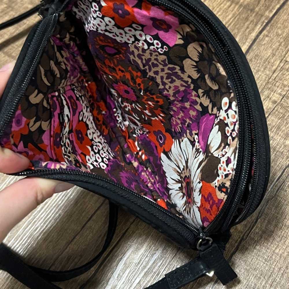 Vera Bradley zebra print oval crossbody bag - image 4