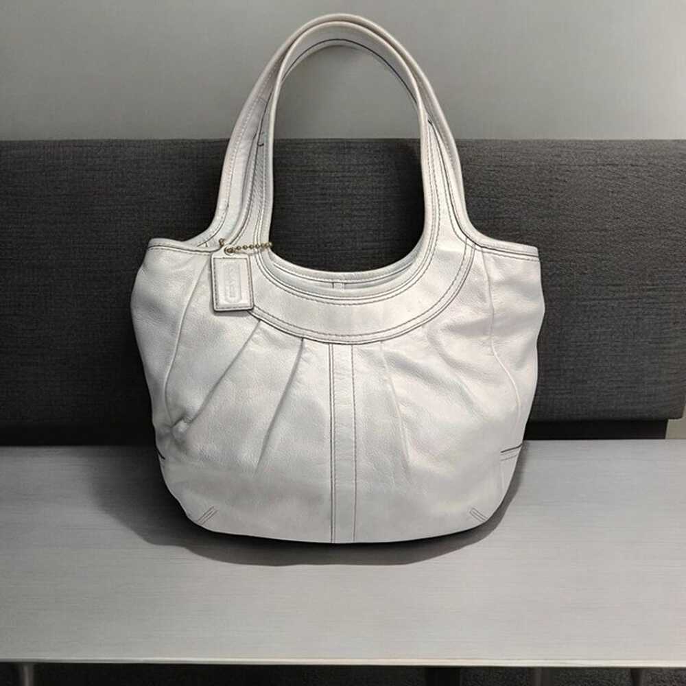 Coach Ergo Patent Leather Satchel white - image 4