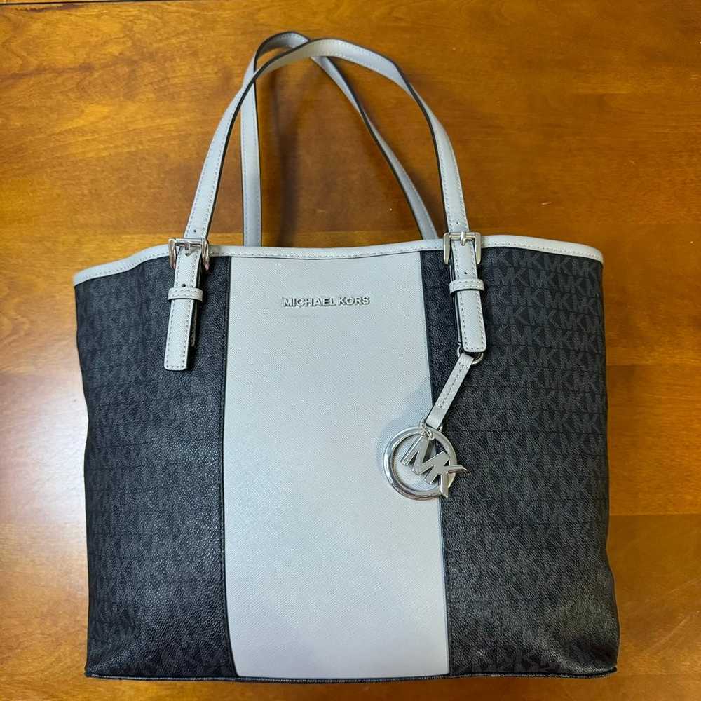 Michael Kors Jet Set Eva Large Tote - image 1