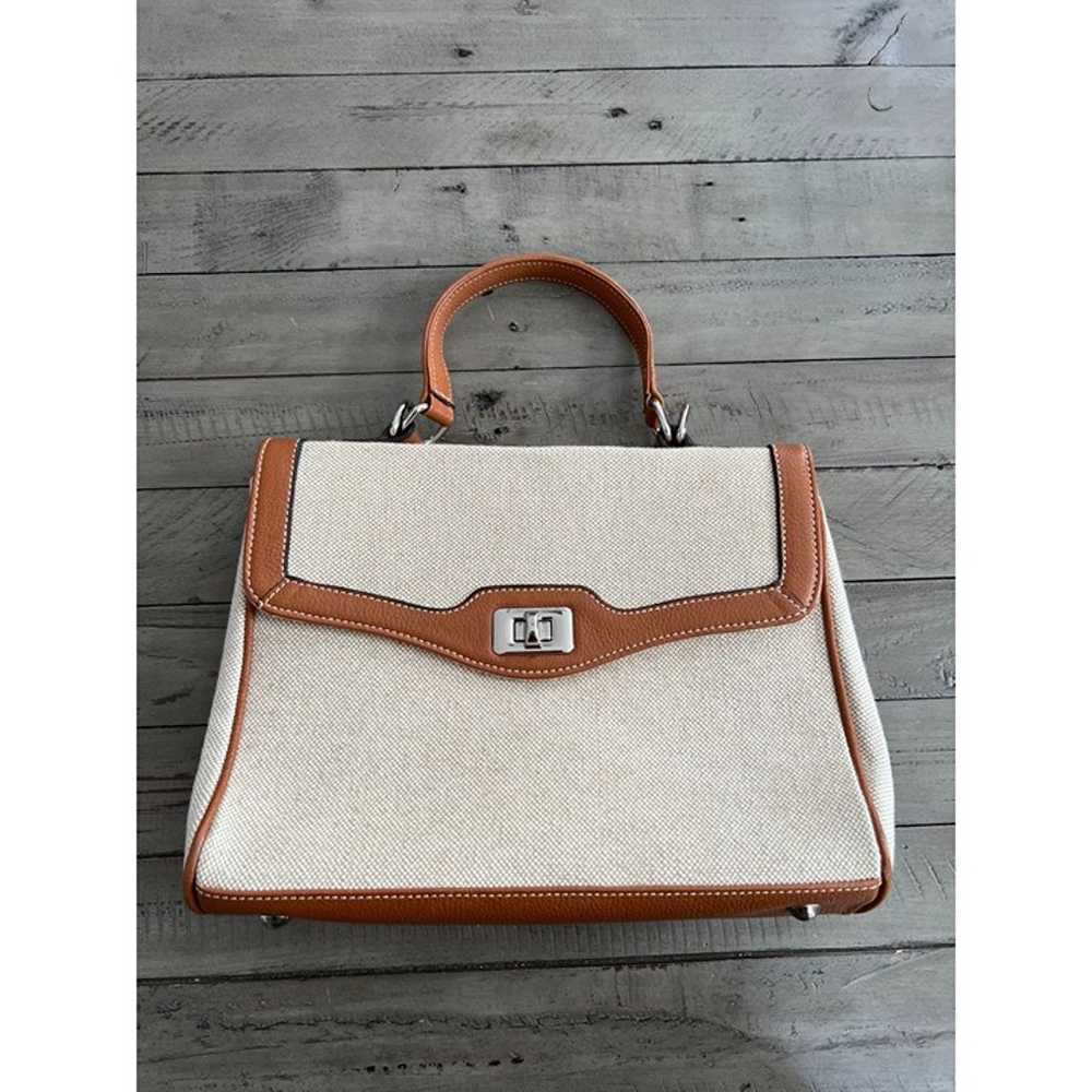 Modus Rio Lauren Flap Top Handle Tote Bag Leather… - image 3