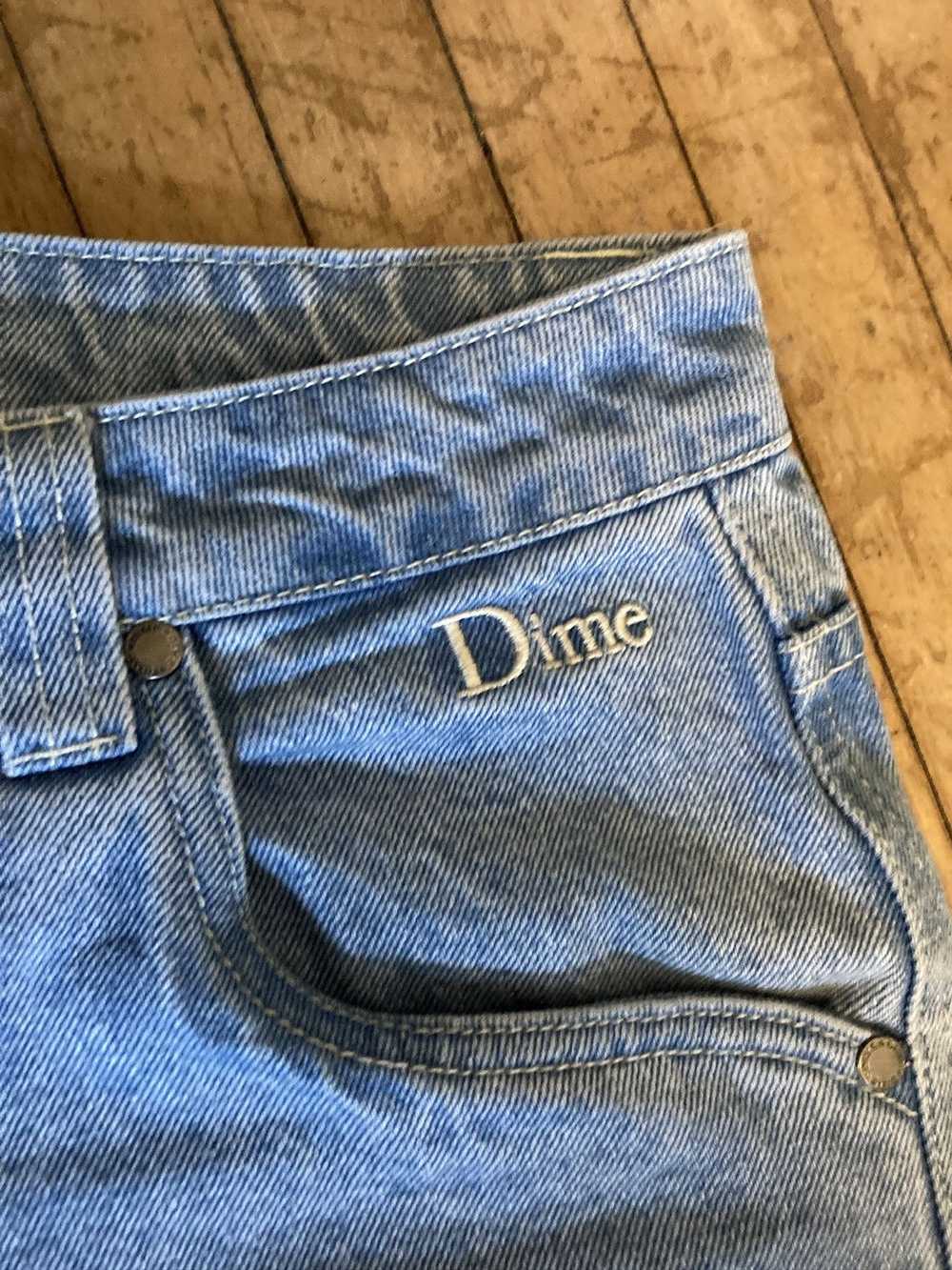 Dime Baggy jeans (hemmed) light blue wash - image 8