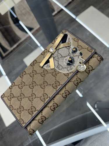 Gucci GG MONOGRAM BI FOLD CHIHUAHUA WALLET