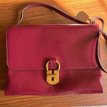 Tory Burch Leather Bag with T Mark