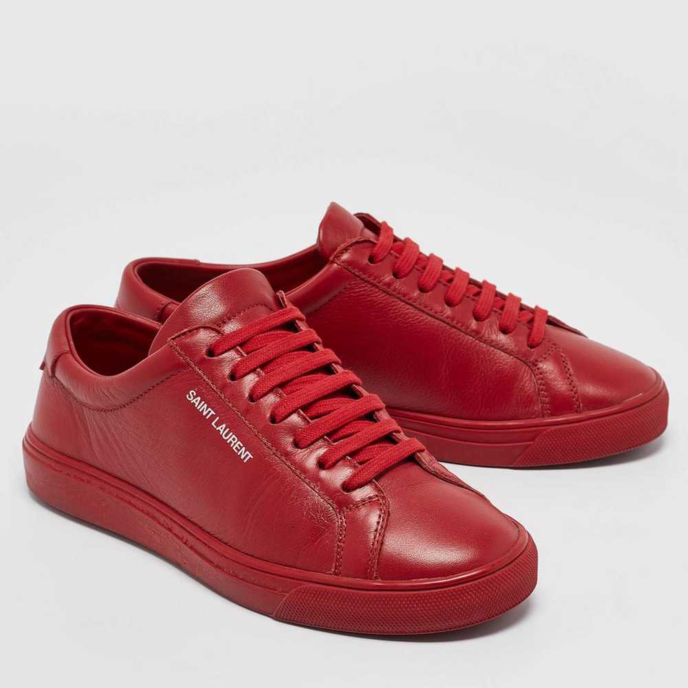 Saint Laurent Leather trainers - image 3