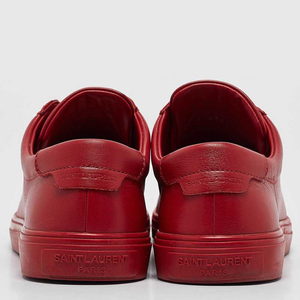 Saint Laurent Leather trainers - image 4