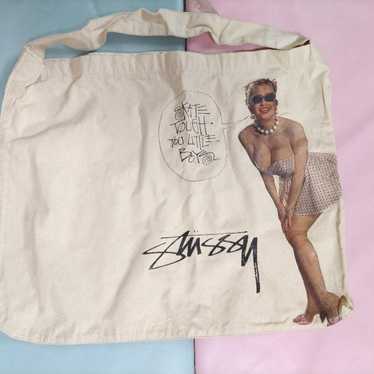 Stussy Tote Bag Skate Tough SK8 Old - image 1