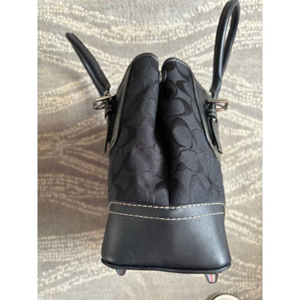 Coach Black Signature Canvas Hamptons Bag. Approx… - image 3