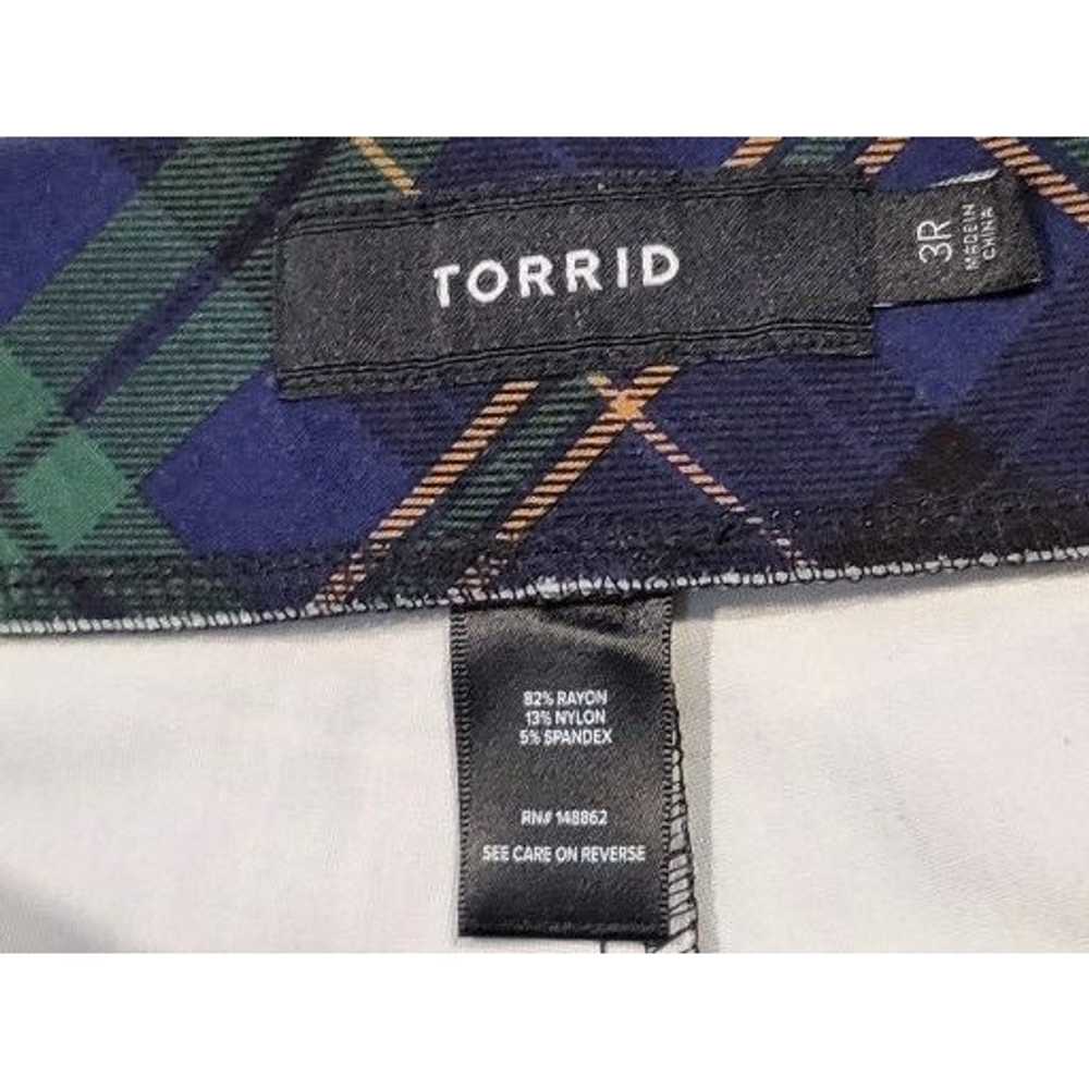 Torrid Torrid Tartan Plaid Pants Women Sz 3R Mult… - image 5