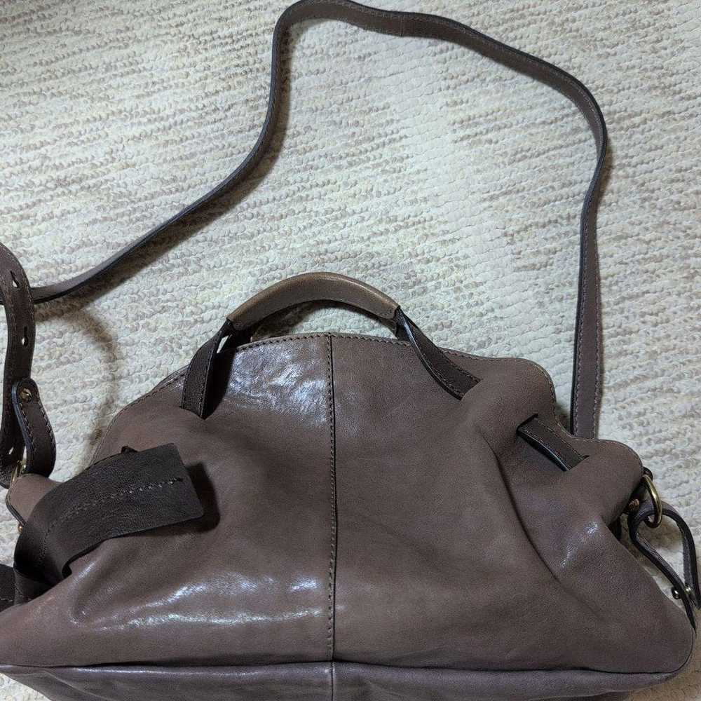 ANDREA MABIANI Brown Leather Shoulder Bag - image 1