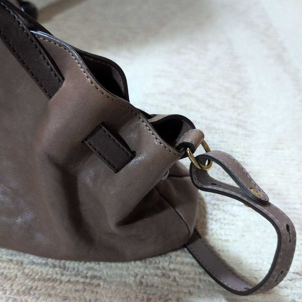 ANDREA MABIANI Brown Leather Shoulder Bag - image 3