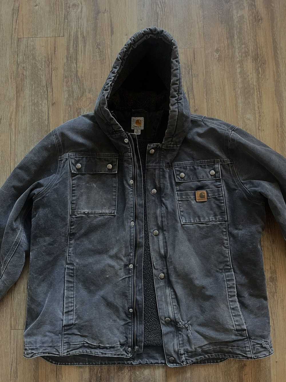 Carhartt Vintage Heavy Denim Carhartt Jacket - image 2